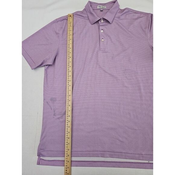 Peter Millar Summer Comfort Polo Golf Shirt Martini Glass All Over Print Large - Picture 10 of 16